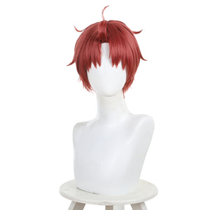 Rulercosplay Anime Daring Party Supernatural Armed Dangdang Enjoji Ren Rust Red Cosplay Wig 780E