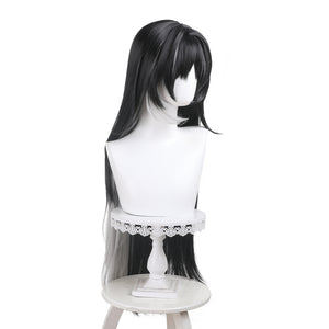 Rulercosplay Games Wuthering Waves Yangyang Black Long Cosplay Wig 572D