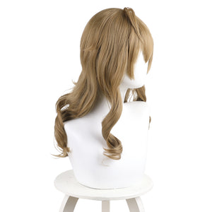 Rulercosplay Anime Tokidoki Sotto Roshiago de Dereru Tonari no Aarya-san Yuki Suou Cosplay Long Light BrownWig  518L