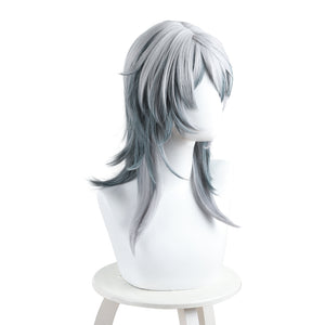 Rulercosplay Game Honkai: Star Rail Sunday Long Blue Grey Cosplay Wig 566J