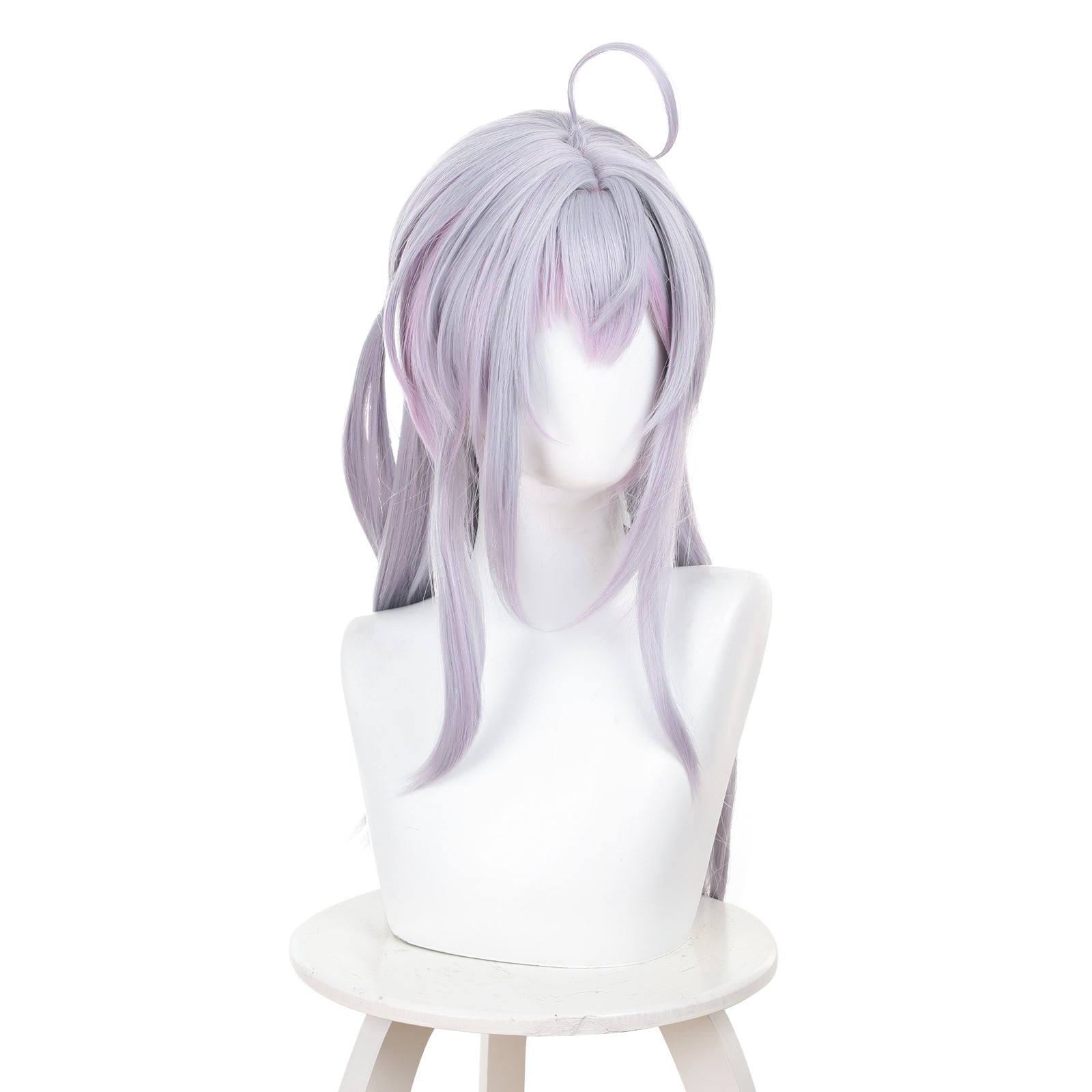 Rulercosplay Anime Tokidoki Sotto Roshiago de Dereru Tonari no Aarya-san Ellie Long Pink With White Cosplay Wig