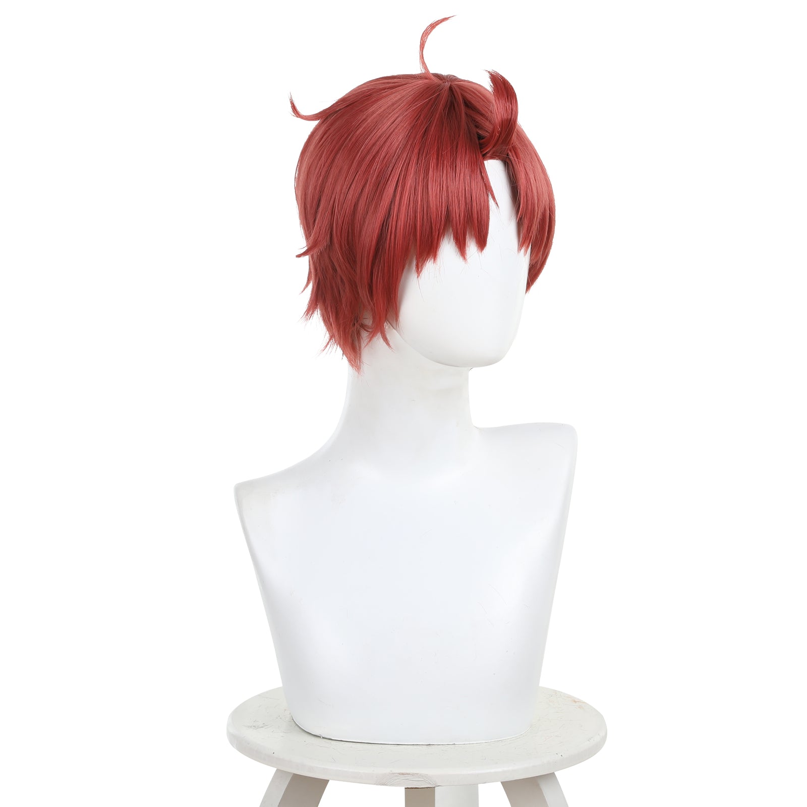 Rulercosplay Anime Daring Party Supernatural Armed Dangdang Enjoji Ren Rust Red Cosplay Wig 780E