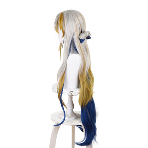 Rulercosplay Game Arknights Shu Long Gradient Color Cosplay Wig