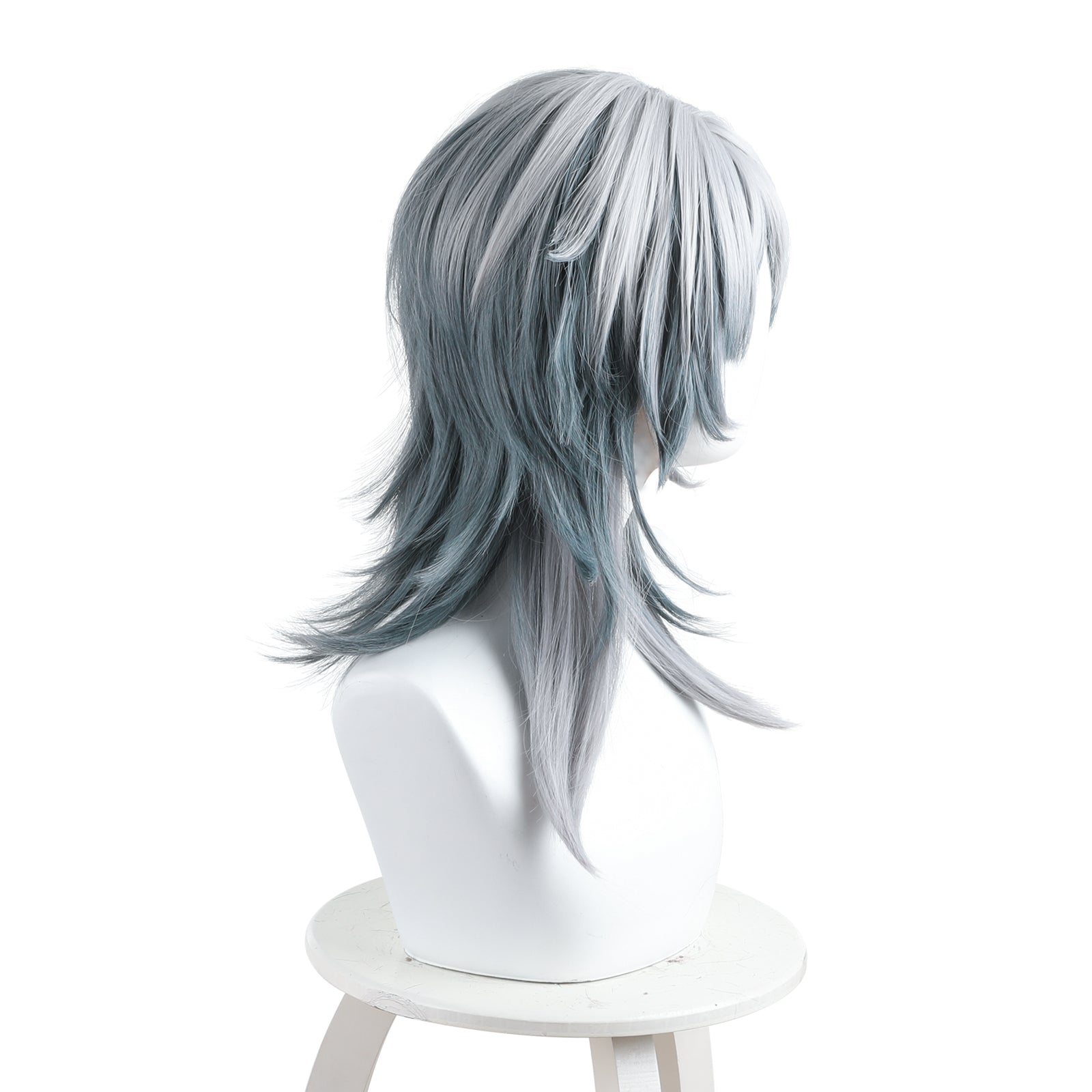 Rulercosplay Game Honkai: Star Rail Sunday Long Blue Grey Cosplay Wig 566J