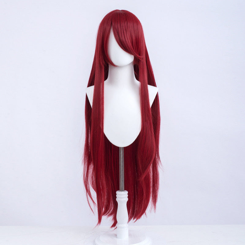 Rulercosplay Mao Niang Hair Style Straight Hair 100CM With Multicolor For Party Cosplay Wig