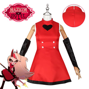 Rulercosplay Hazbin Hotel Charlie Morningstar Uniform Suit Cosplay Costume With Accessories