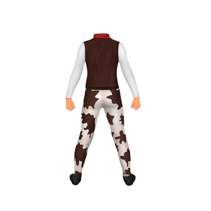 Rulercosplay Jumpsuit For Halloween Party, Halloween Western Cowboy cosplay costume