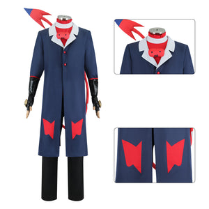 Rulercosplay Helluva Boss Blitzø Uniform Suit Cosplay Costume With Accessories