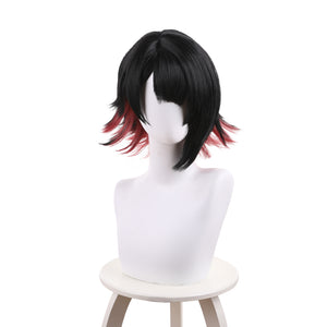 Rulercosplay AnimeZenless Zone Zero  Ellen Joe Black with Red Cosplay Wig