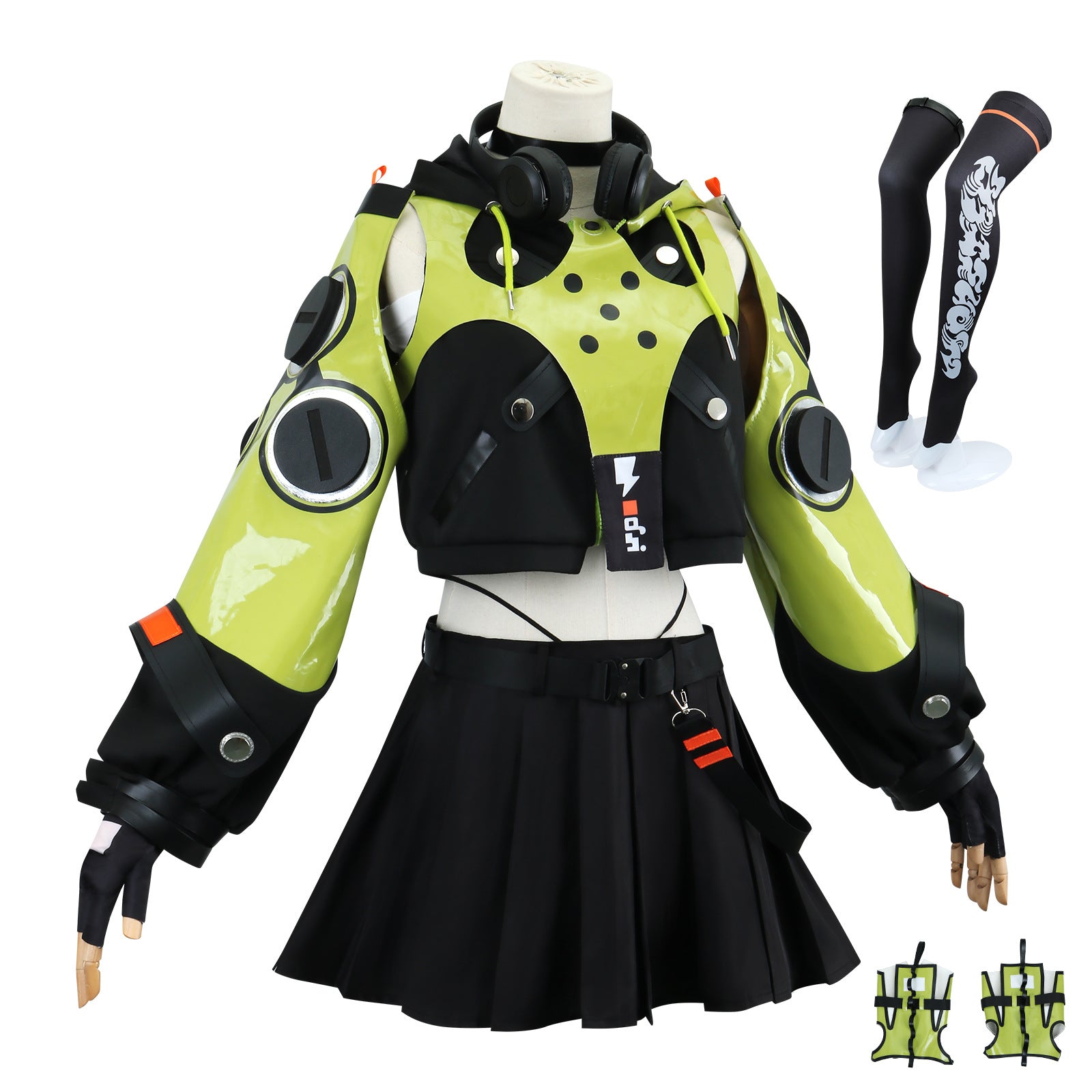 Rulercosplay Zenless Zone Zero Anby Demara Uniform Suit Cosplay Costume With Accessories