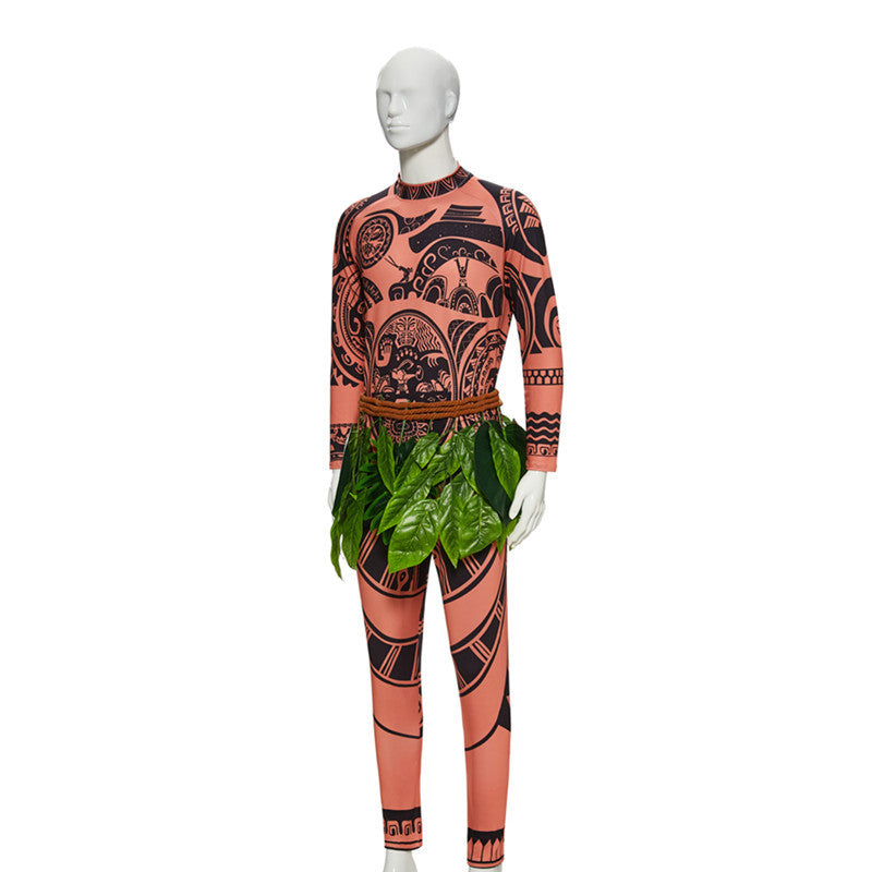 Rulercosplay Moana Māui Uniform Suit Cosplay Costume With Accessories