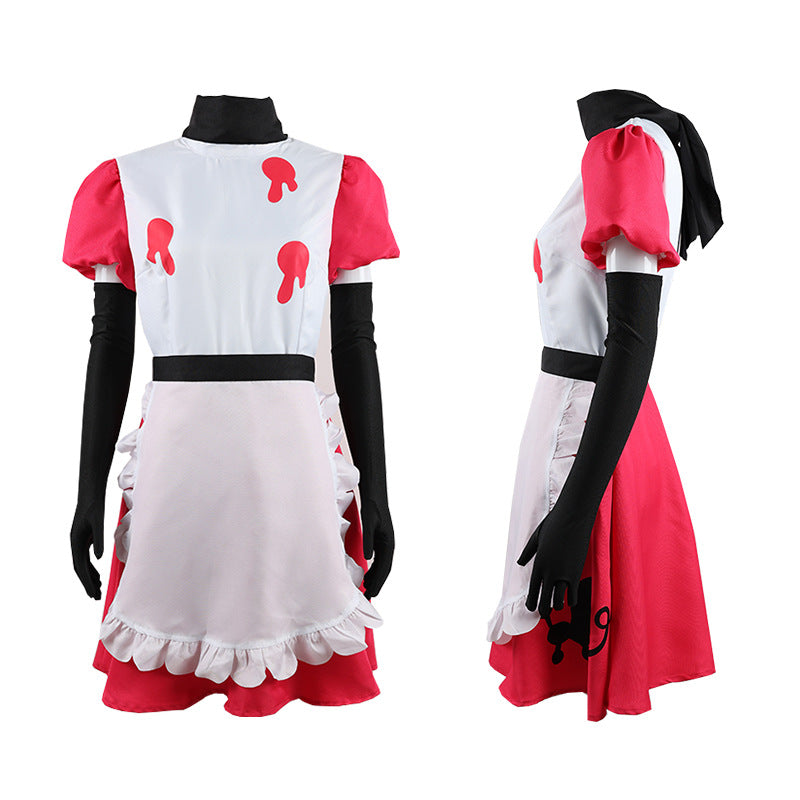 Rulercosplay Hazbin Hotel Niffty Uniform Suit Cosplay Costume With Accessories