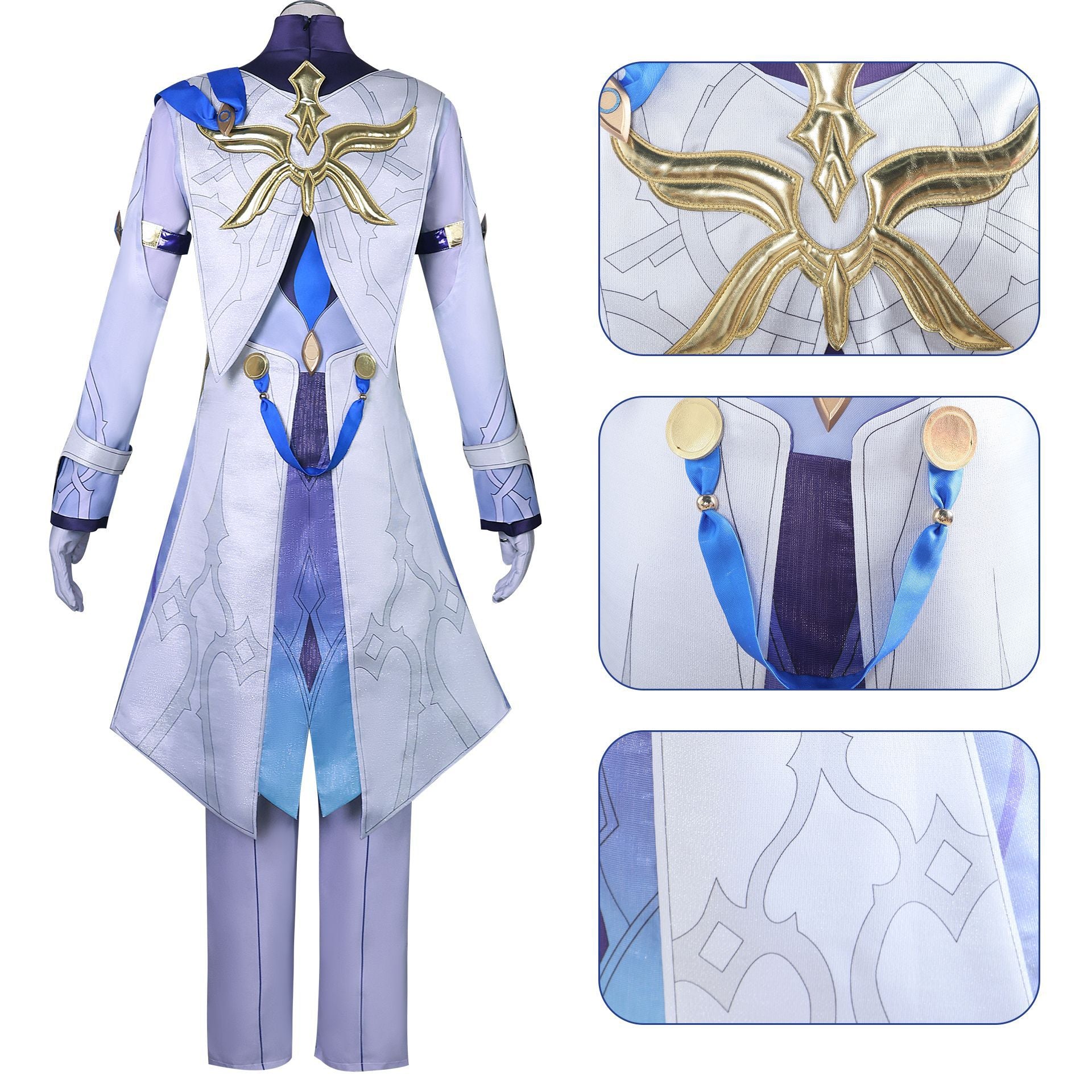 Rulercosplay Honkai Star Rail Sunday Uniform Suit Cosplay Costume With Accessories