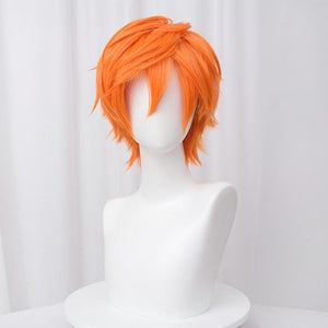 Rulercosplay All Purpose Wig Hair Style Straight Hair 30CM With Multicolor For Party Cosplay Wig