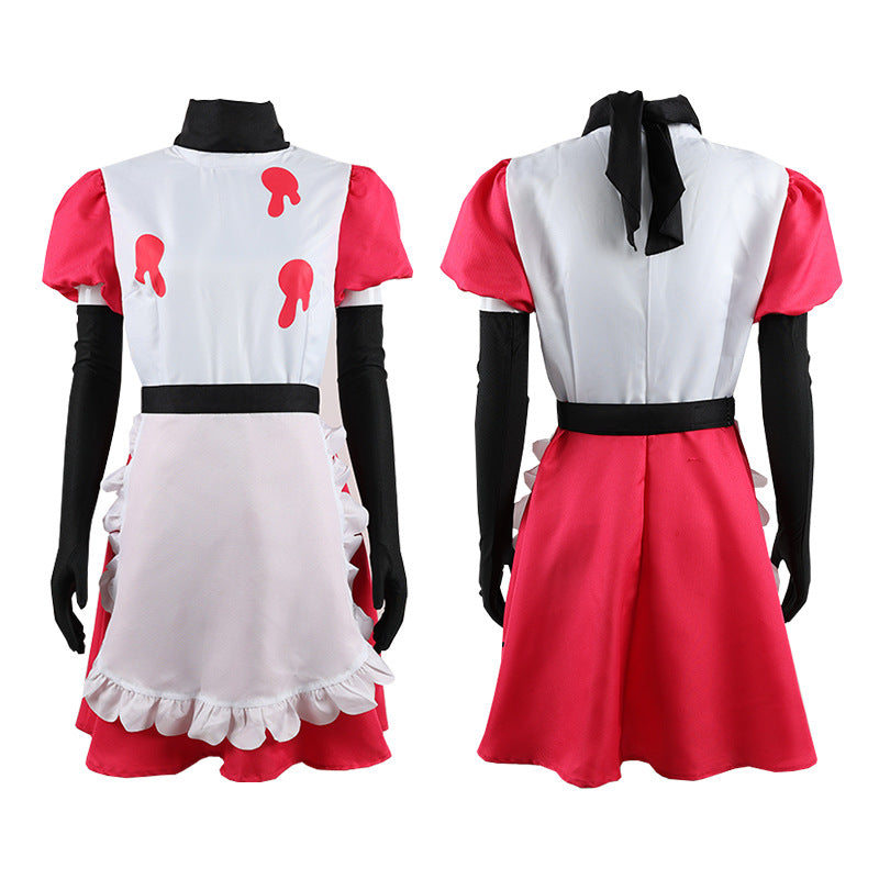 Rulercosplay Hazbin Hotel Niffty Uniform Suit Cosplay Costume With Accessories