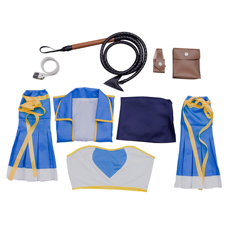 Rulercosplay FAIRY TAIL Lucy Heartfilia Uniform Suit Cosplay Costume With Accessories