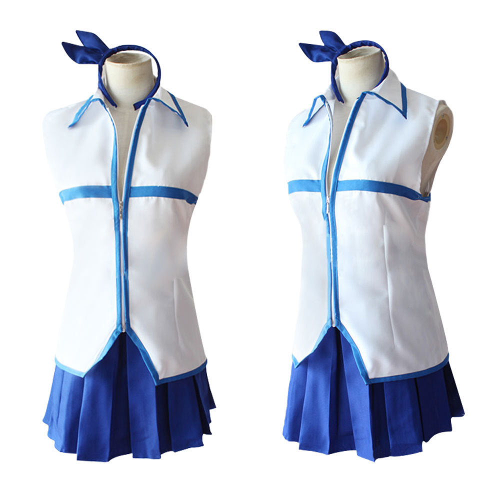 Rulercosplay FAIRY TAIL Lucy Heartfilia Uniform Suit Cosplay Costume With Accessories