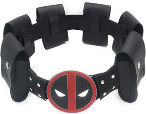 Rulercosplay Deadpool Rulercosplay Game Cosplay Mask, Belts and Sword Belt