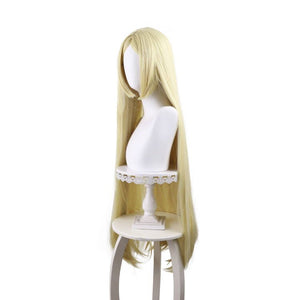 Rulercosplay Anime Looking Up To Magical Girls Morino Korisu Long Golden Cosplay Wig