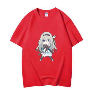 Fashion Anime Honkai: Star Rail Firefly 230g GSM Hipster Style Oversized Cotton T-shirt