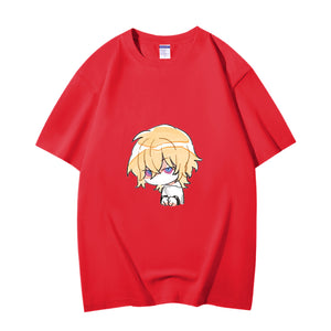 Fashion Anime Honkai: Star Rail Aventurine 230g GSM Hipster Style Oversized Cotton T-shirt