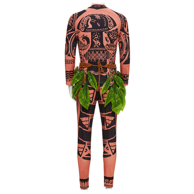 Rulercosplay Moana Māui Uniform Suit Cosplay Costume With Accessories