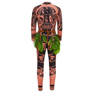 Rulercosplay Moana Māui Uniform Suit Cosplay Costume With Accessories