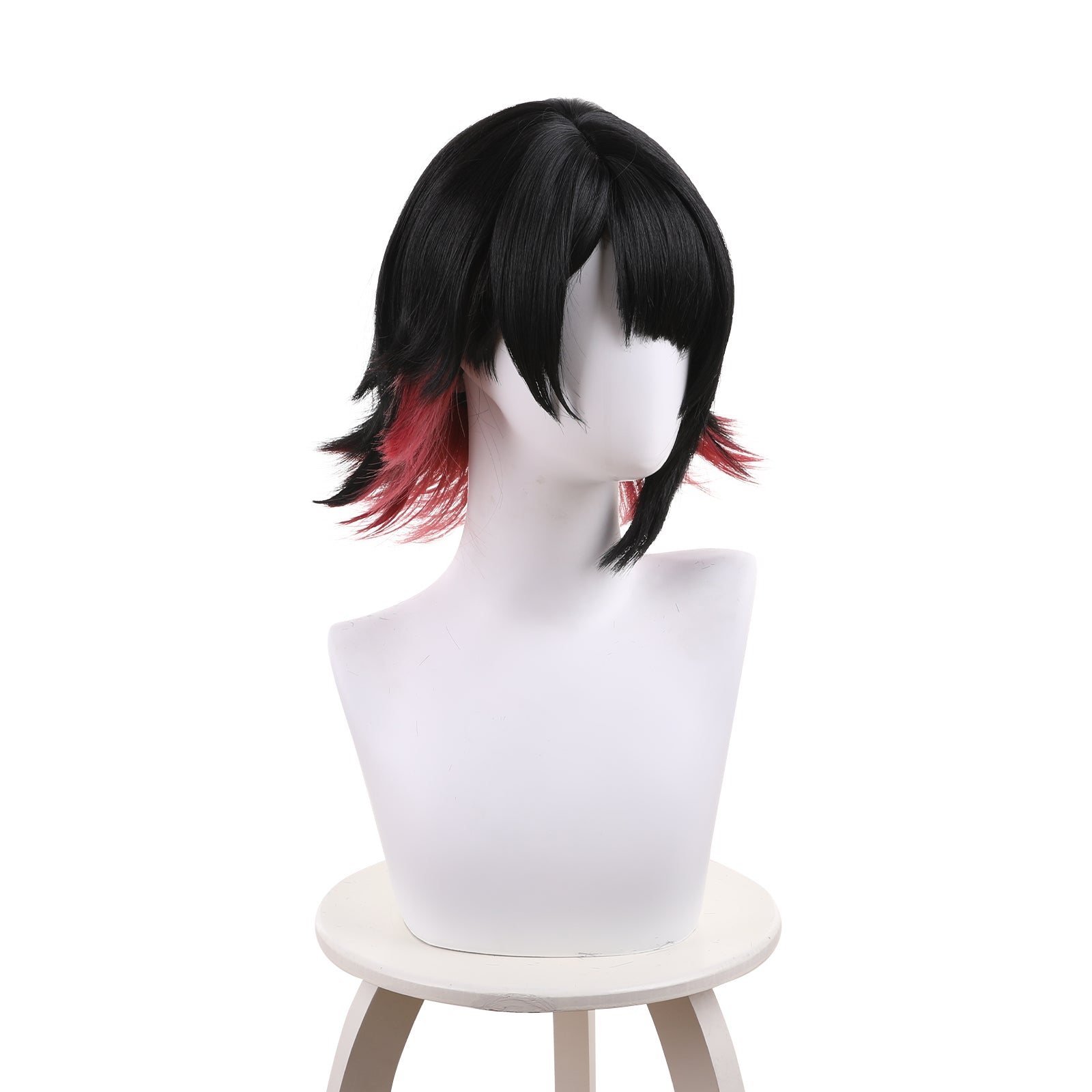 Rulercosplay AnimeZenless Zone Zero  Ellen Joe Black with Red Cosplay Wig