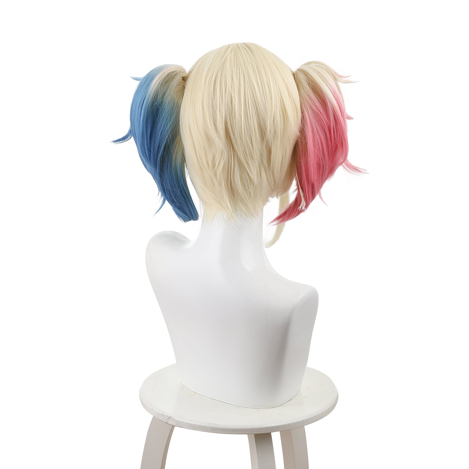 Rulercosplay Anime Suicide Squad ISEKAI Harley Quinn Short Cosplay Wig