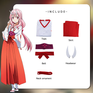 Rulercosplay That Time I Got Reincarnated as a Slime Shuna Uniform Suit Cosplay Costume With Accessories