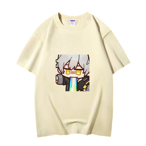 Fashion Anime Honkai Star Rail Trailblazer 230g GSM Hipster Style Oversized Cotton T-shirt