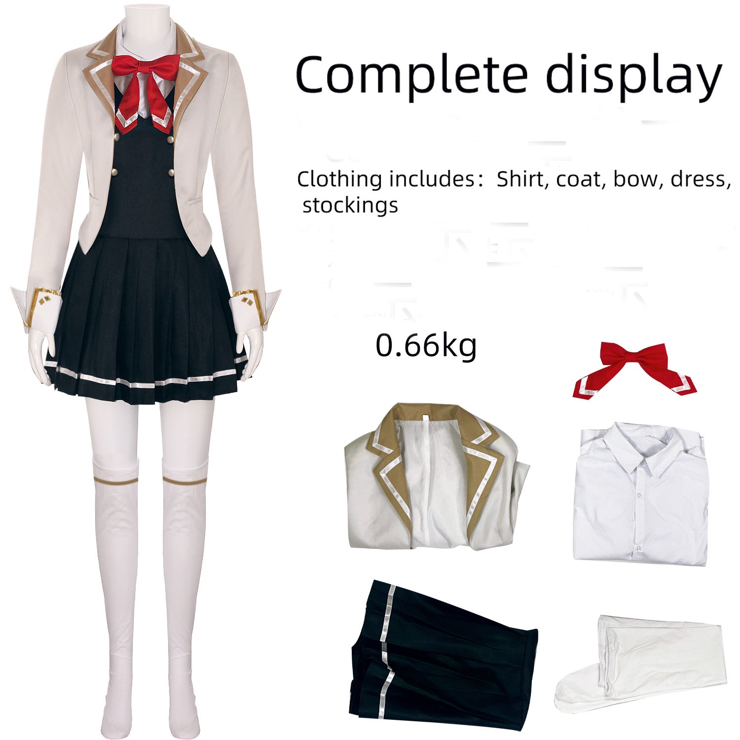 Rulercosplay Alya Sometimes Hides Her Feelings in Russian Uniform Suit Cosplay Costume With Accessories