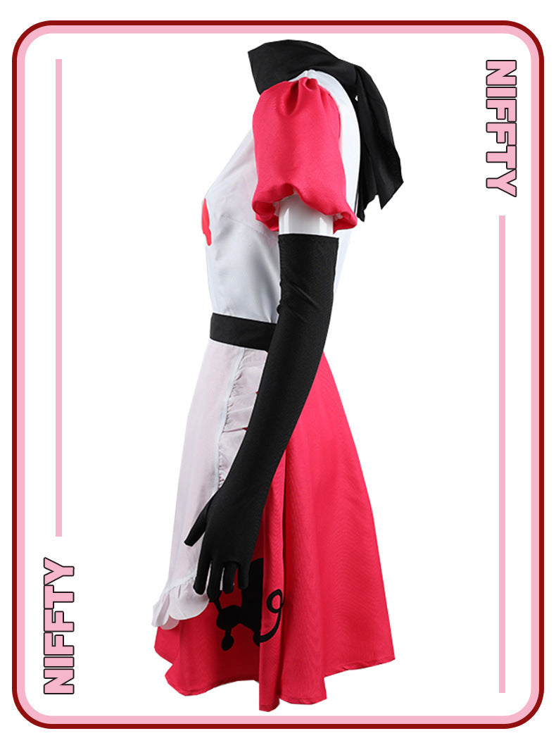 Rulercosplay Hazbin Hotel Niffty Uniform Suit Cosplay Costume With Accessories