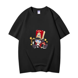 Fashion Anime Honkai Star Rail Pom-Pom 230g GSM Hipster Style Oversized Cotton T-shirt