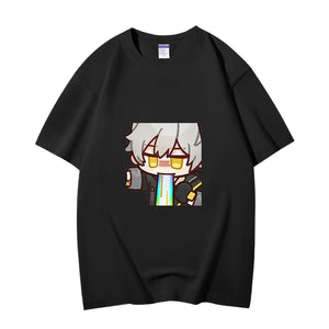 Fashion Anime Honkai Star Rail Trailblazer 230g GSM Hipster Style Oversized Cotton T-shirt