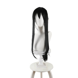 Rulercosplay Anime Kaiju No.8 Ashiro Mina Long Black Cosplay Wig