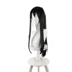 Rulercosplay Anime Kaiju No.8 Ashiro Mina Long Black Cosplay Wig