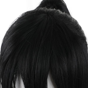 Rulercosplay Anime Kaiju No.8 Ashiro Mina Long Black Cosplay Wig