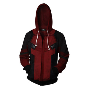 Rulercosplay Movie Deadpool & Wolverine Red Deadpool zipper Coat For Party