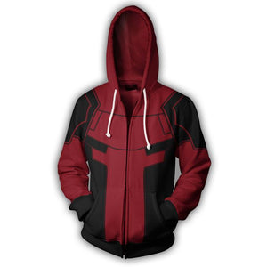 Rulercosplay Movie Deadpool & Wolverine Red Deadpool zipper Coat For Party