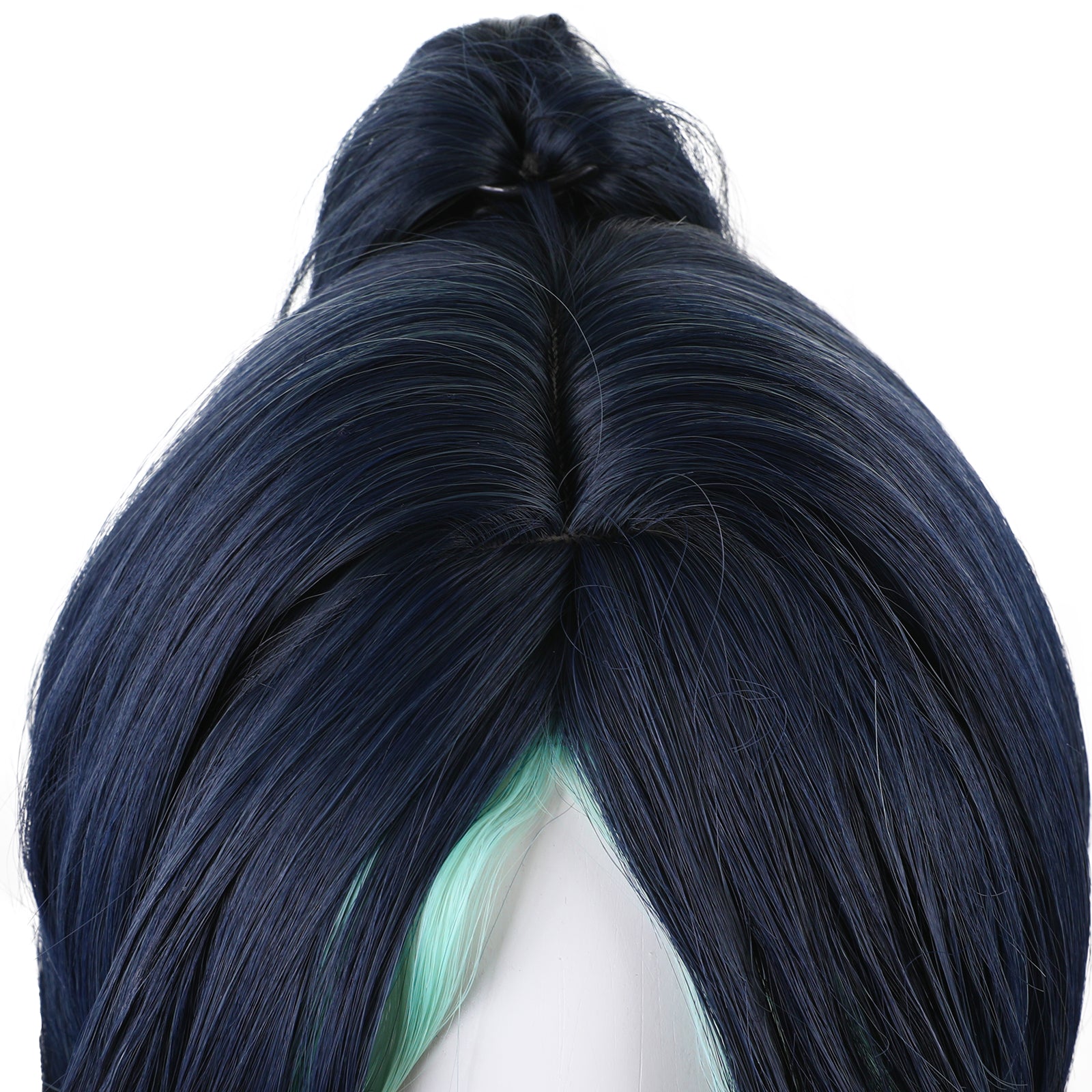 Rulercosplay Anime Genshin Impact Xianyun Blue with Green Cosplay Wig