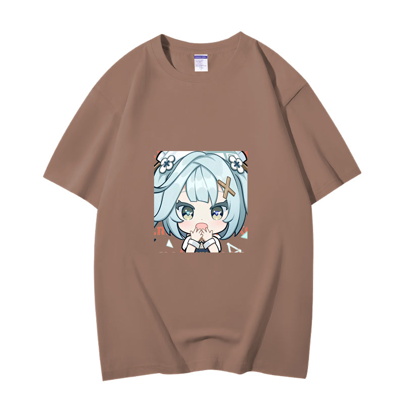 Fashion Anime Genshin Impact Faruzan 230g GSM Hipster Style Oversized Cotton T-shirt