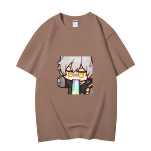 Fashion Anime Honkai Star Rail Trailblazer 230g GSM Hipster Style Oversized Cotton T-shirt