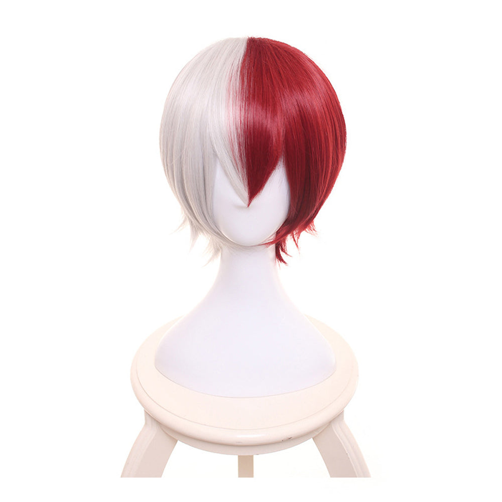 Rulercosplay Anime My Hero Academia Todoroki Shoto White and Red Short