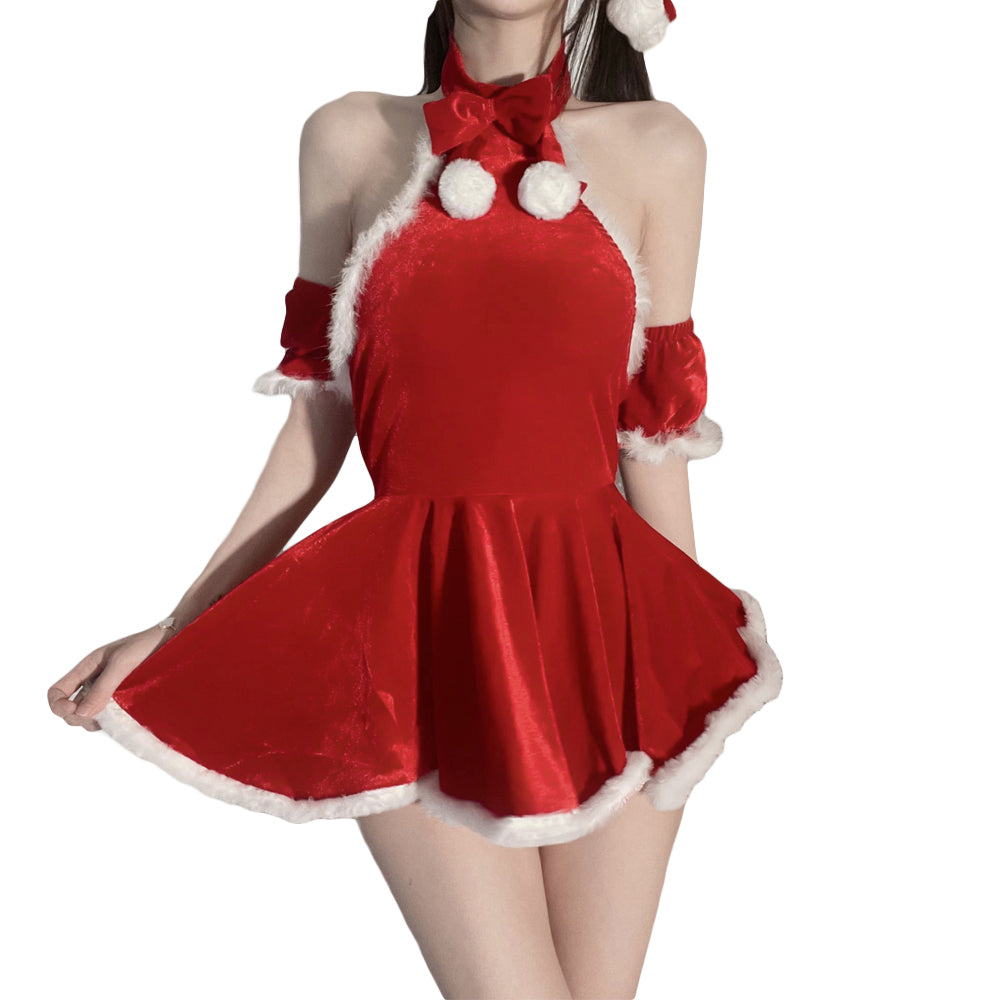 Rulercosplay Red Dress Christmas Dress Sexy Cosplay Costume