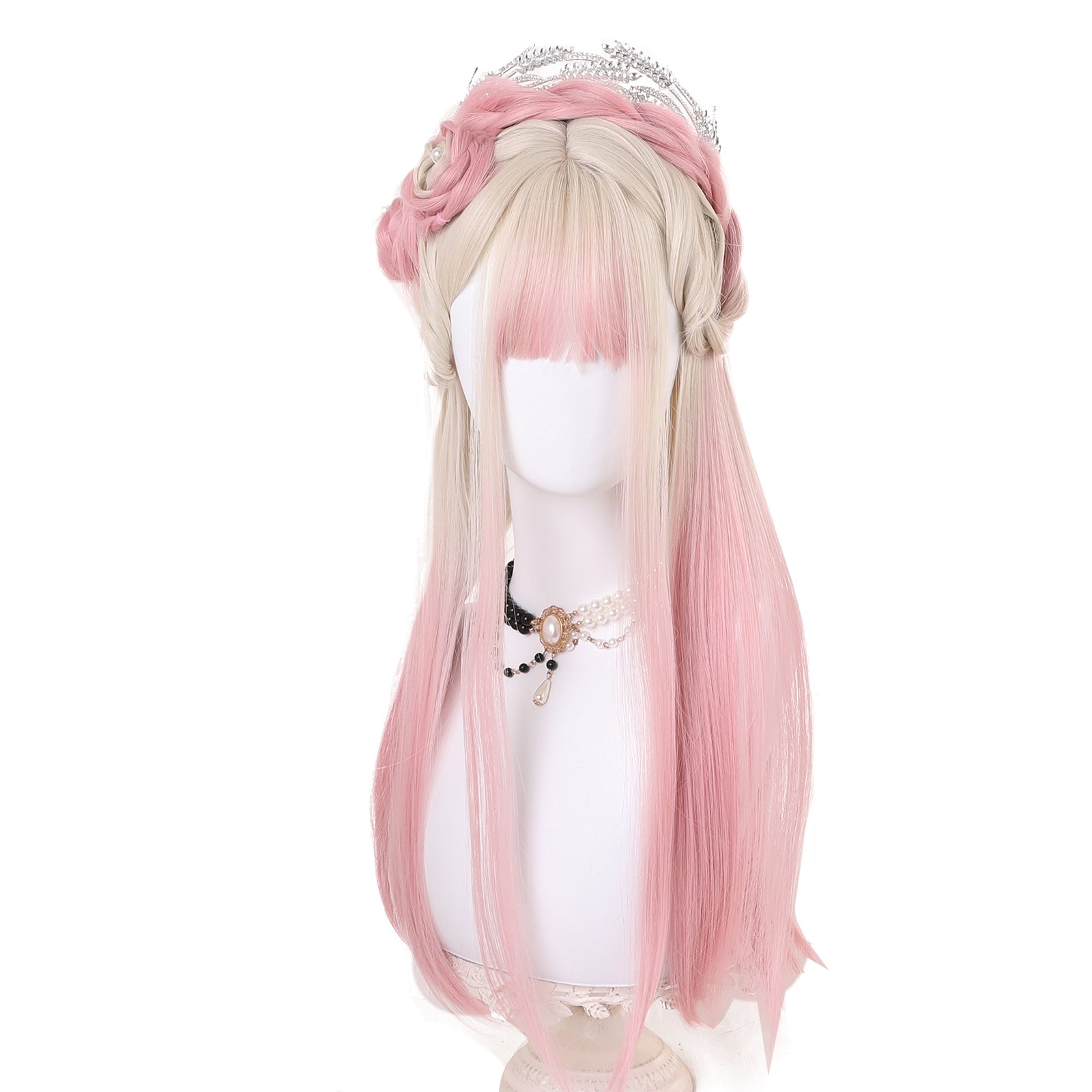 Pinky wig, Rainbow Candy, outlets Lolita wig, cute wig, kawaii wig, cosplay wig