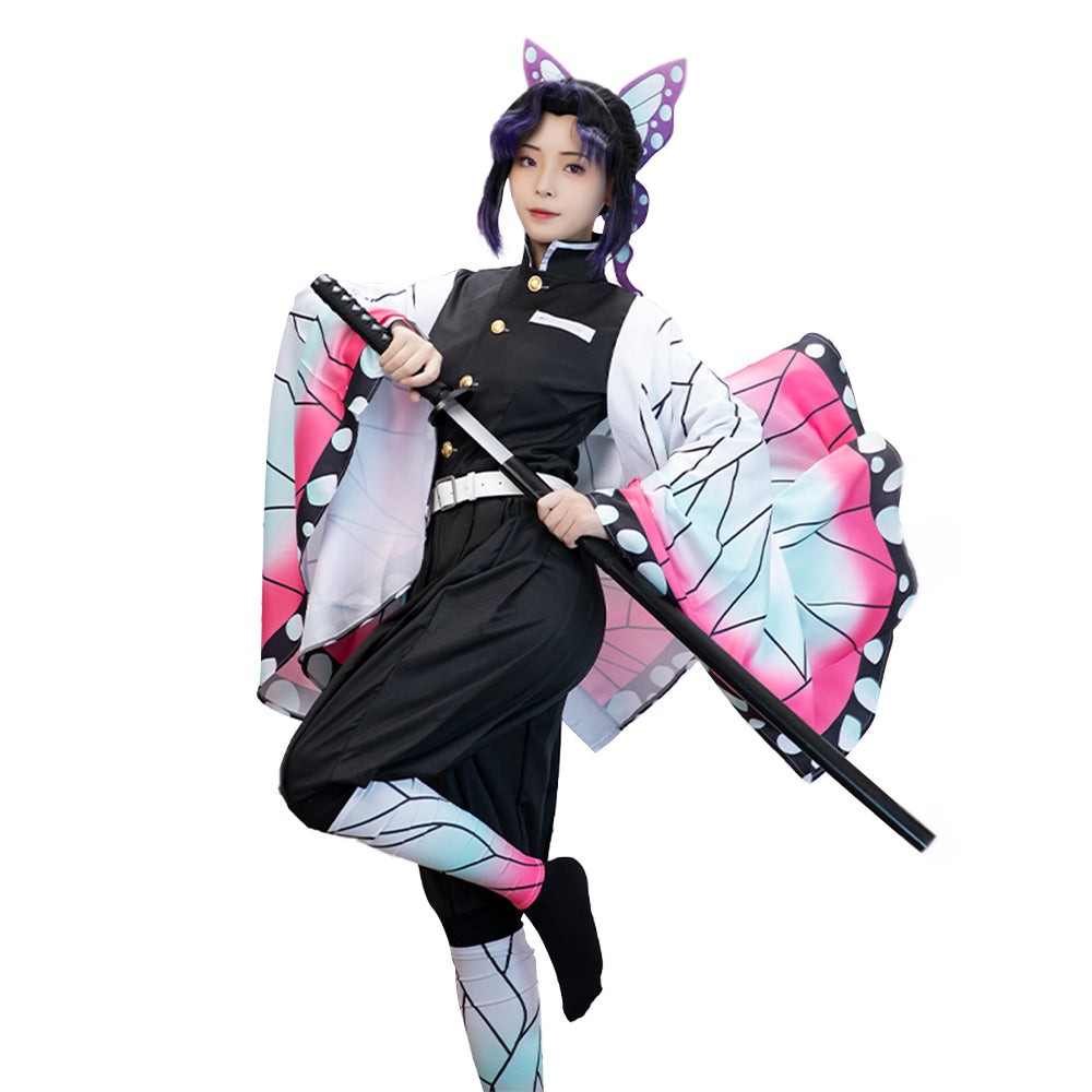 Rulercosplay Anime Demon Slayer Kochou Shinobu Haori Uniform Cosplay C