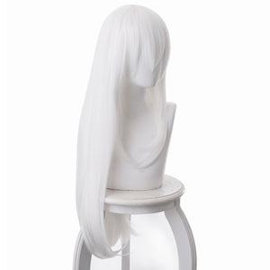 Rulercosplay Anime Re Life in a different world from zero Echidna White Long Cosplay Wig