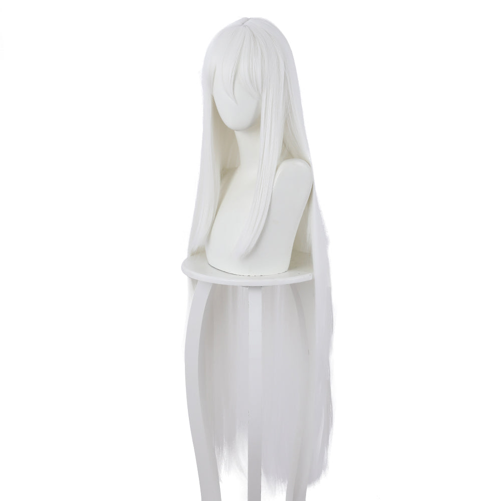 Rulercosplay Anime Re Life in a different world from zero Echidna White Long Cosplay Wig