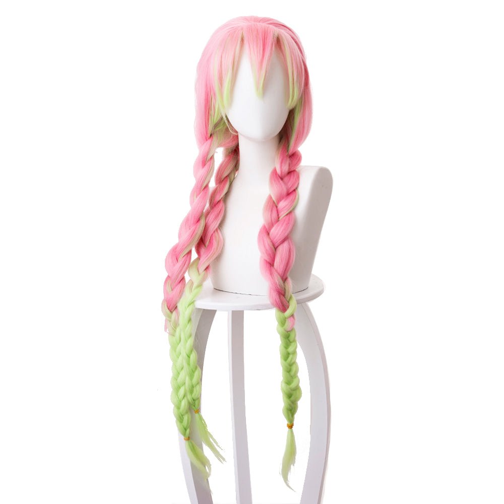 Rulercosplay Anime Demon Slayer Kanroji Mitsuri Pink gradient green Lo